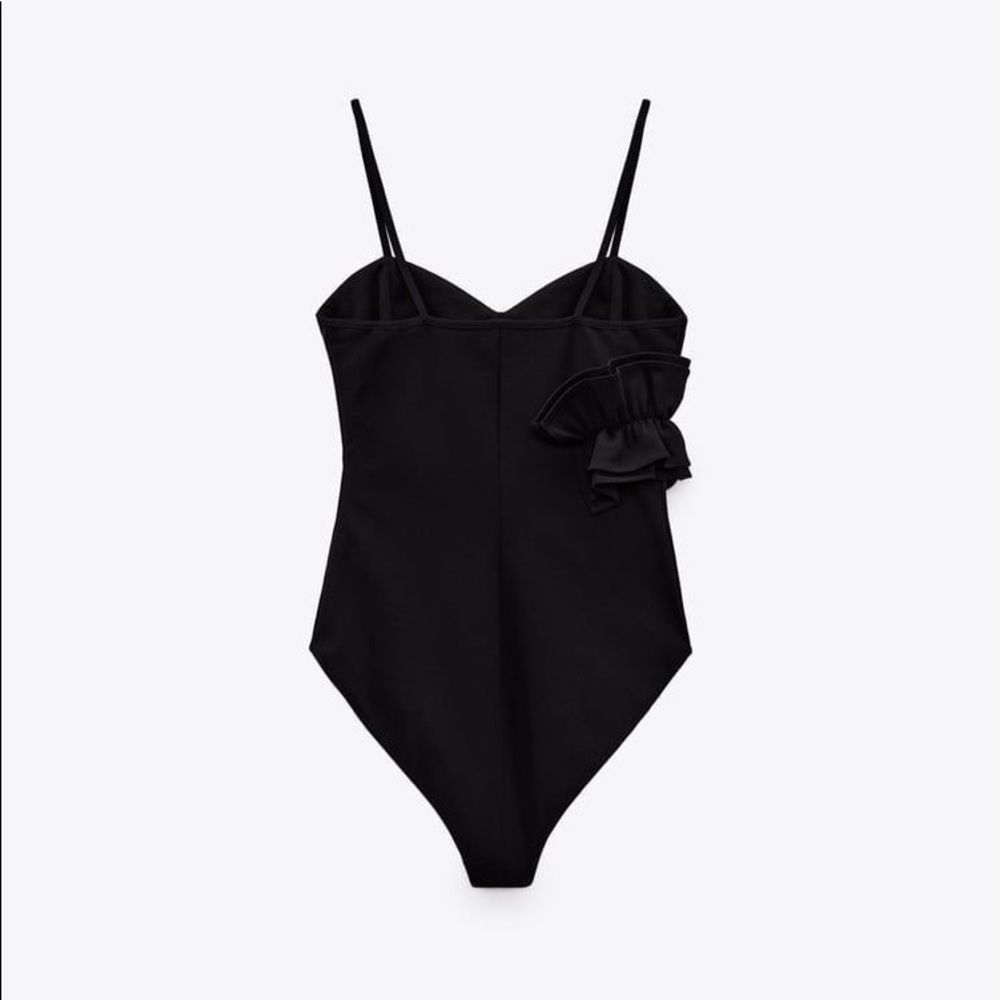 ZARA Ruffle Bodysuit - Picture 3 of 16